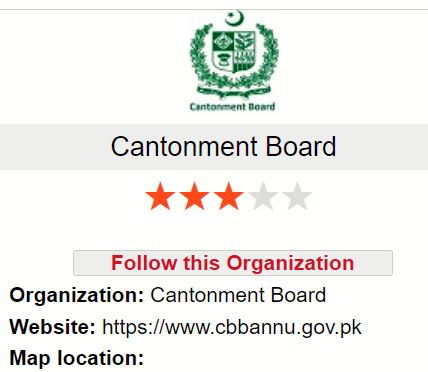 latest cantonment board new jobs 2023 jobify.pk