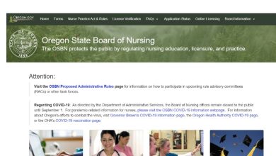 Oregon State Board of Nursing License Verification