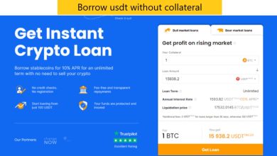 Borrow usdt without collateral