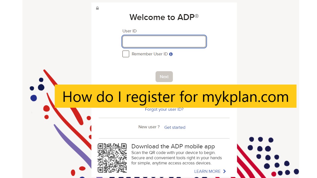 How do I register for mykplan.com