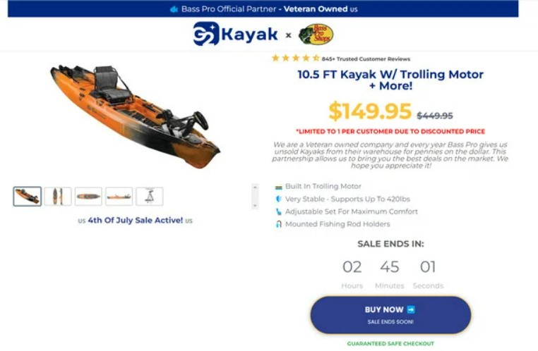 Is g2kayak.com a Scam?