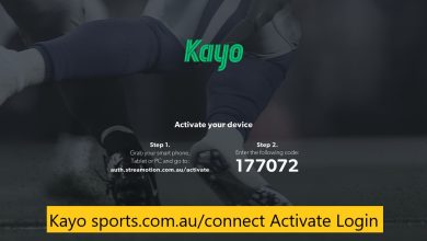 Kayo sports.com.au/connect Activate Login