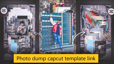 Photo dump capcut template link