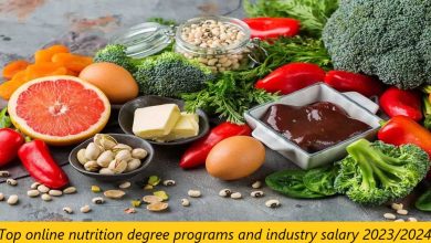 Top online nutrition degree programs and industry salary 2023/2024