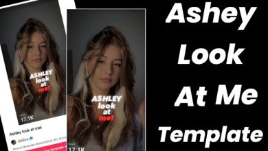Ashley Look at Me Capcut Template