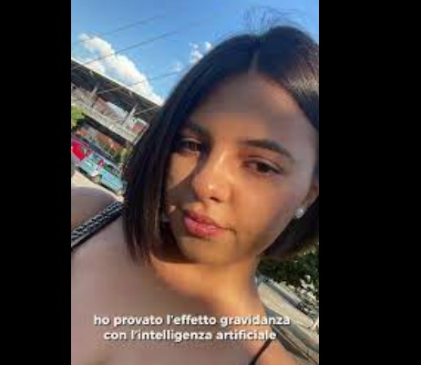 effetto gravidanza intelligenza artificiale capcut