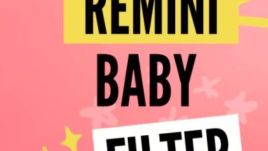 how to do the baby filter on remini