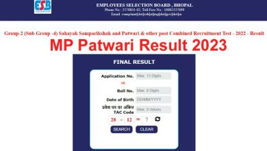MP Patwari Result 2023 Link