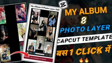 My Album 8 Photo Layer CapCut Template
