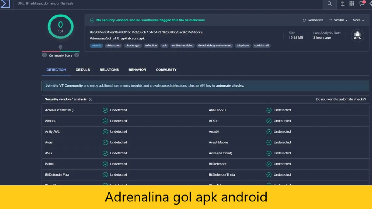 Adrenalina gol apk download