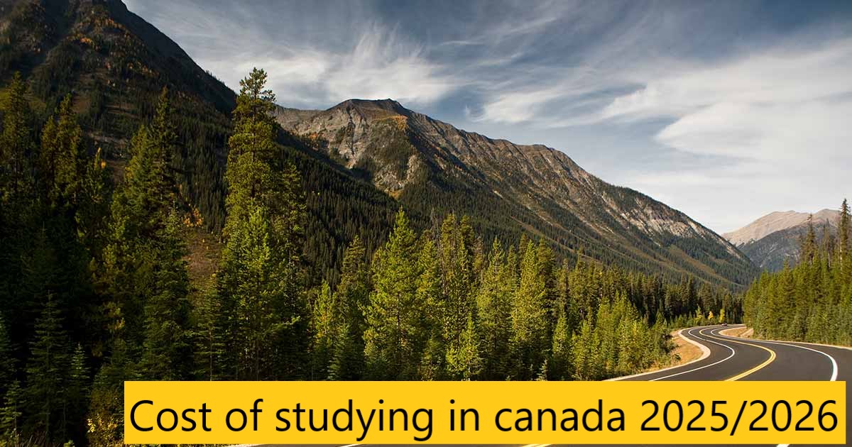 Cost of studying in canada 2025/2026