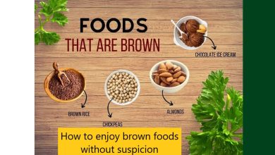 How to enjoy brown foods without suspicion