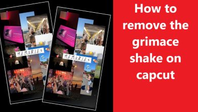 How to remove the grimace shake on capcut