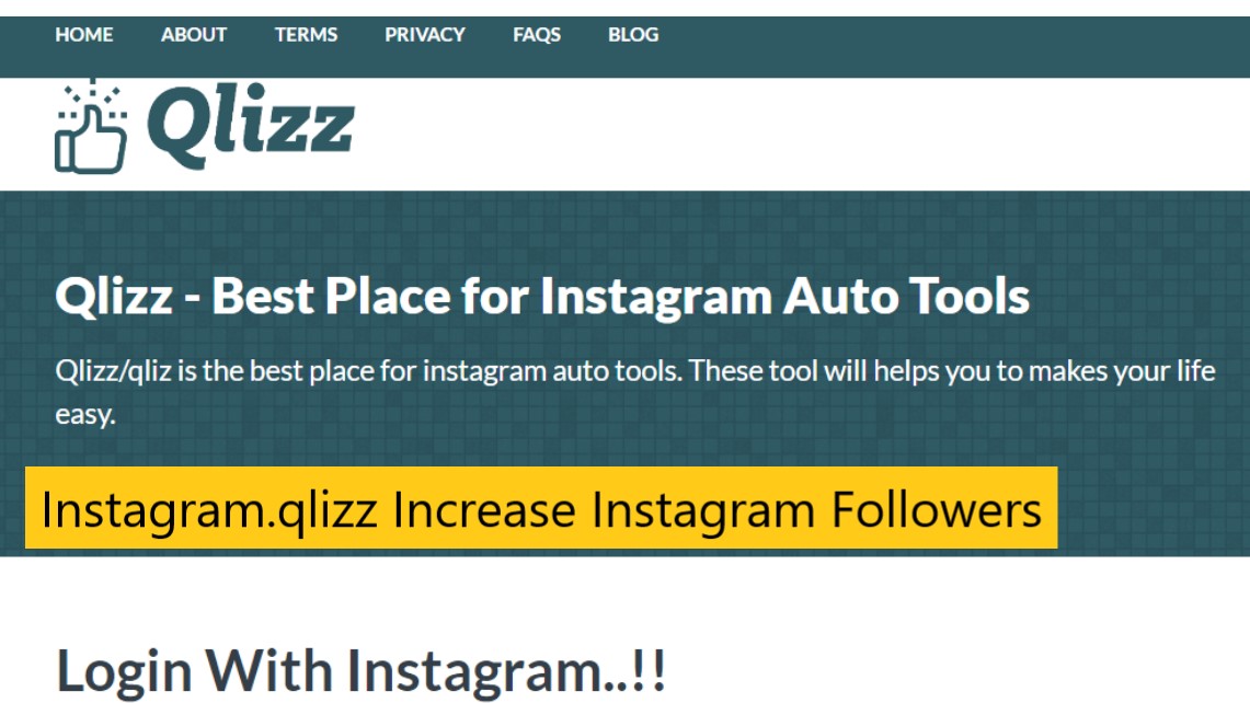 Instagram.qlizz Increase Instagram Followers