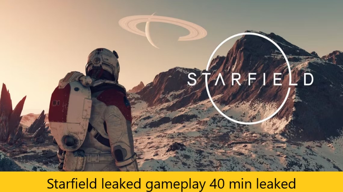 Starfield leaked gameplay 40 min leaked on reddit