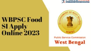 WBPSC Food SI Apply Online 2023