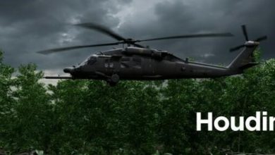 udemy – houdini helicopter landing simulation course
