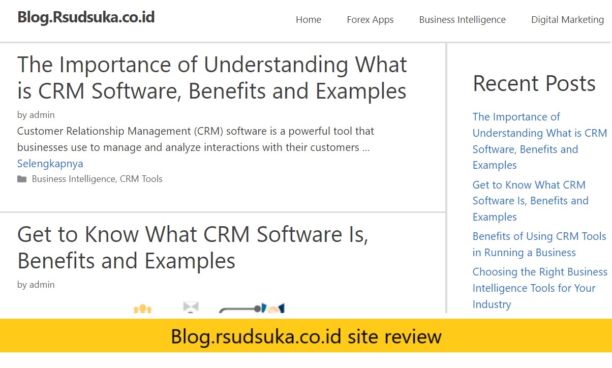 Blog.rsudsuka.co.id site review