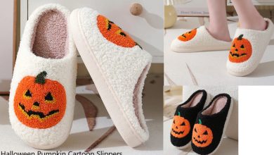 Halloween Pumpkin Cartoon Slippers