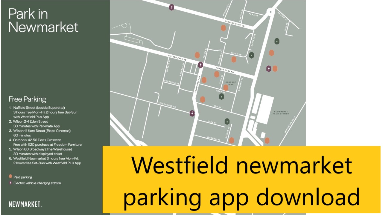 Westfield newmarket parking app download