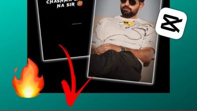 chashma lagao na sir template capcut