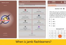 When is jamb flashlearners