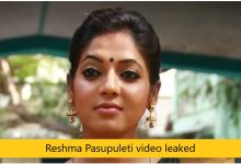 Reshma Pasupuleti video leaked