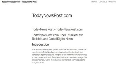 Todaynewspost com website