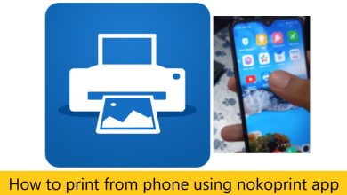 How to print from phone using nokoprint app