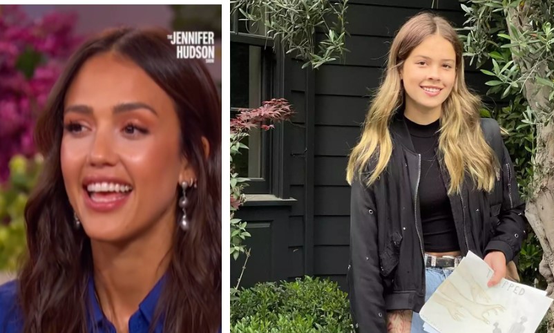 Summer woods Jessica Alba daughter video