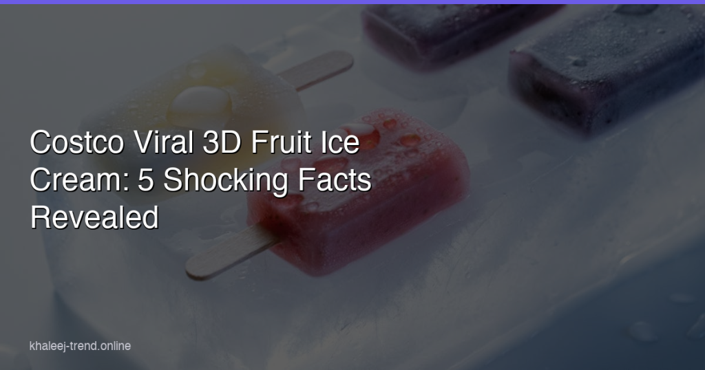 costco viral 3d fruit ice cream