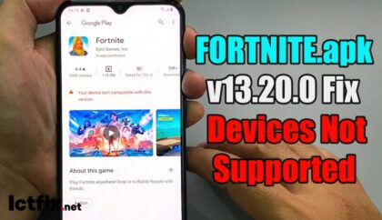 تحميل لعبة فورت نايت للأجهزة الغير مدعومة