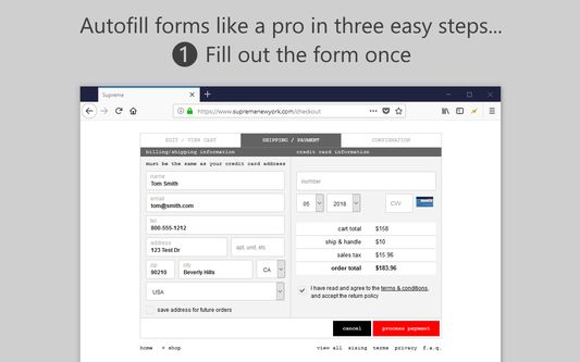 simple form fill اداة اوتو فيل