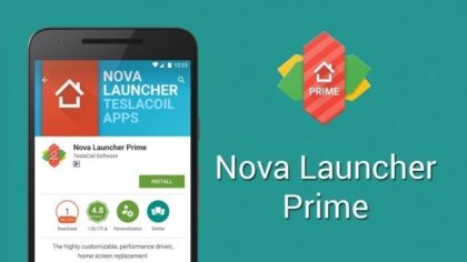 تحميل nova launcher prime apk