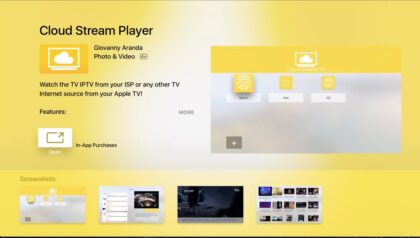 تطبيق cloud stream iptv player