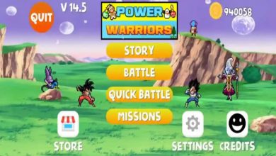 تحميل لعبة power warriors