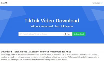 snaptik app tiktok تحميل