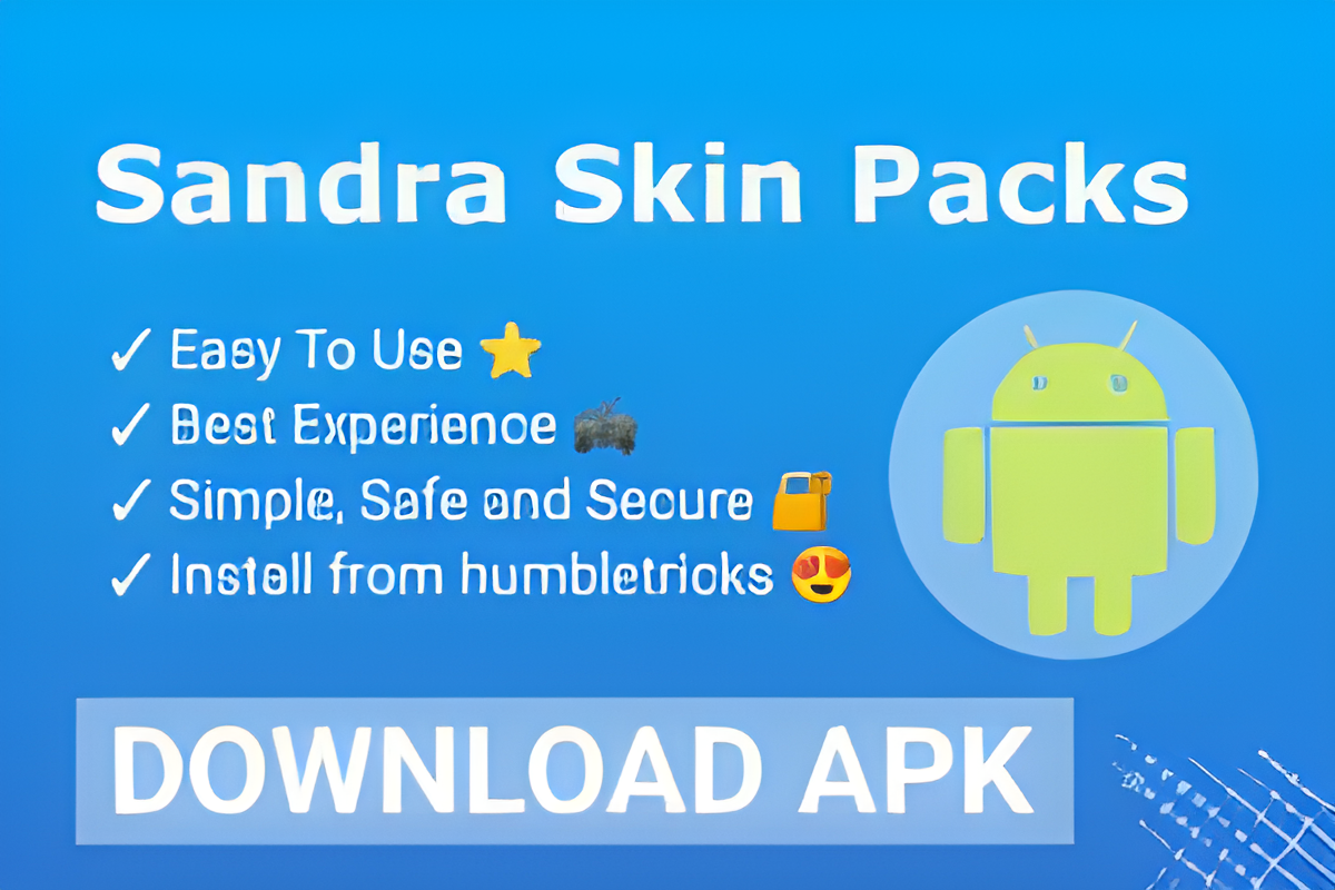 تحميل تطبيق sandra skin pack apk