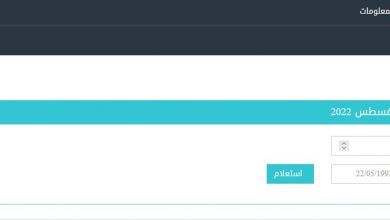 رابط فحص ال 100 دولار شهر 8 المنحه القطرية