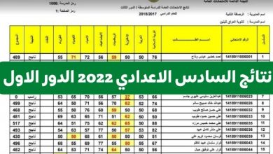 رابط نتائج السادس الإعدادي 2022 لجميع محافظات العراق