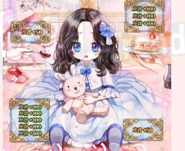 the baby princess can see status windows مانجا