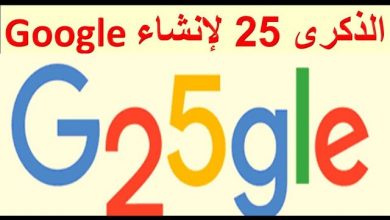 كل سنه وانت طيب يا جوجل, الذكرى 25 لإنشاء google