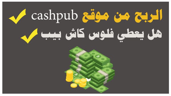 تنزيل برنامج cashpub كاش بوب للربح من الانترنت