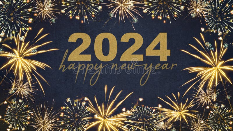 اجمل رسائل تهنئة رأس السنة الميلادية الجديدة 2024 happy New Year مع كتابة الاسم