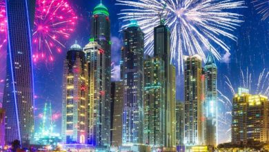 بث مباشر احتفالات رأس السنة الميلادية من دبي 2024 برج خليفة