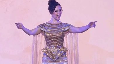 من هي شيرين احمد طارق افتتاح المتحف المصري