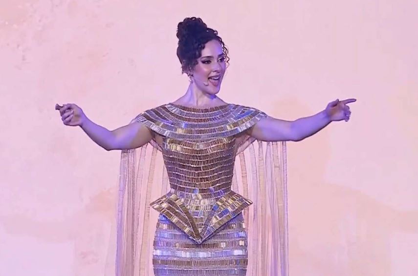 من هي شيرين احمد طارق افتتاح المتحف المصري